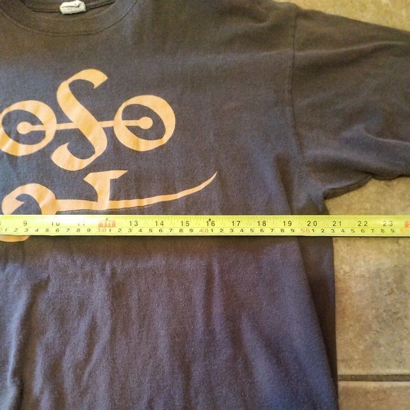 Rare Zoso Led Zeppelin LS T Shirt Jimmy Page Robert Plant XL Extra Large Brown - Picture 7 of 11